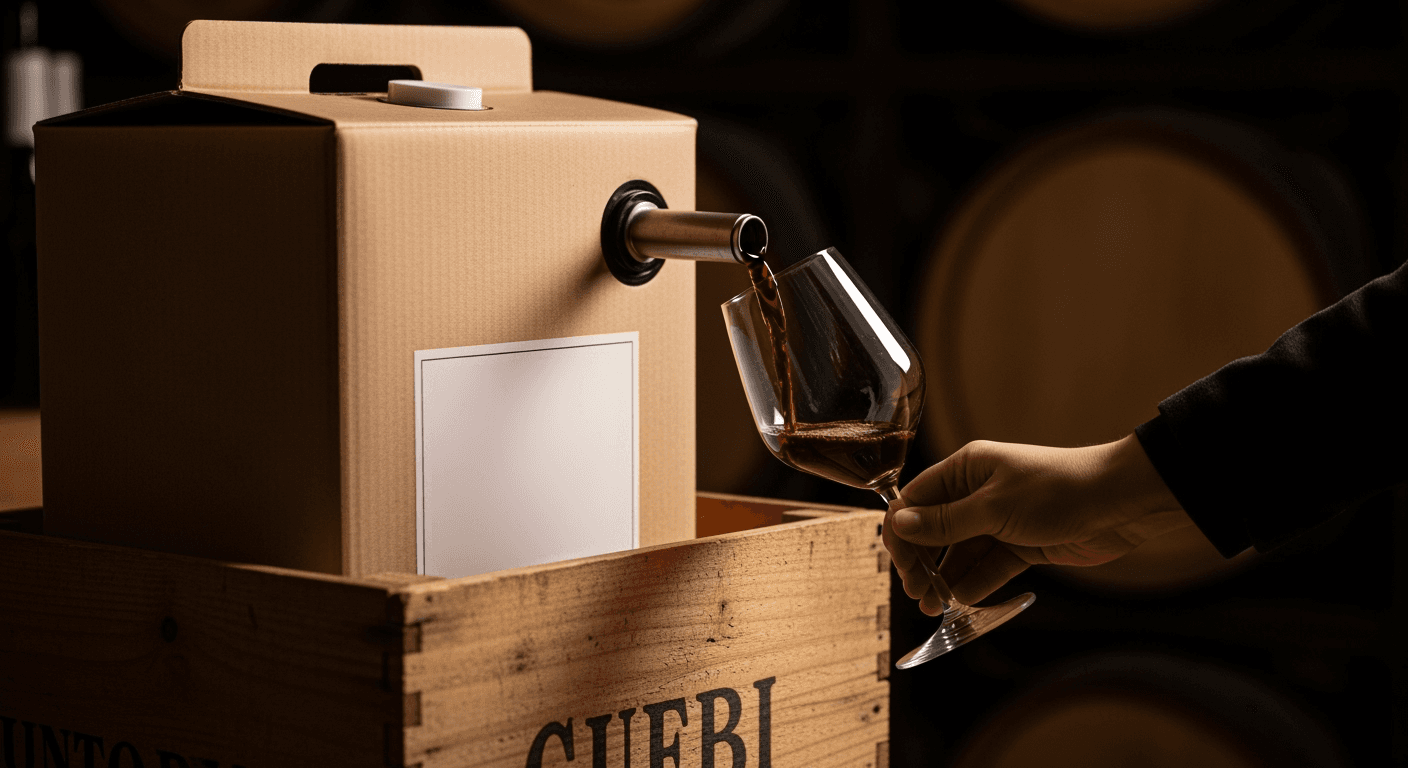 Cover Image for Le cubi de vin : pratique et économique