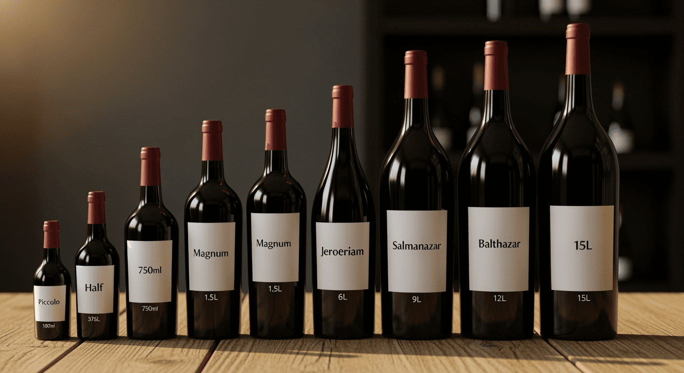 Cover Image for Les différentes tailles de bouteille de vin